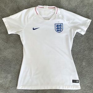 TEAM ENGLAND SOCCER FOOTBALL JERSEY NIKE WHITE